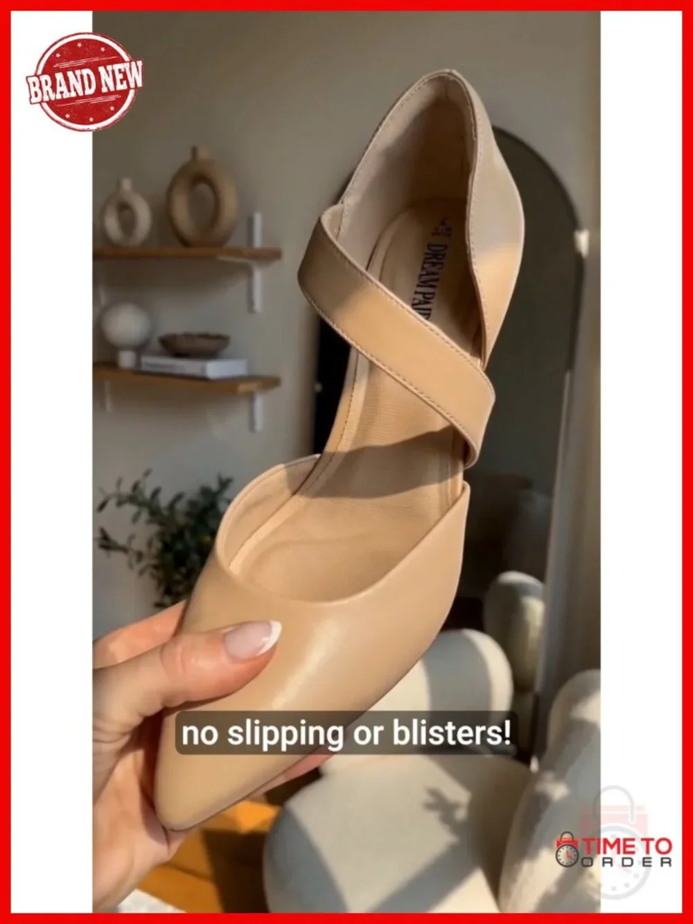 Women's Pointed Toe Pumps 3 Inch High Heels Faux Leather Work Office Wedding